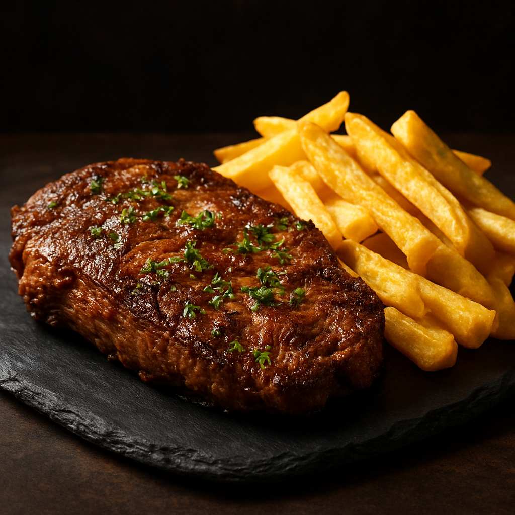Carne de Sol com Fritas
